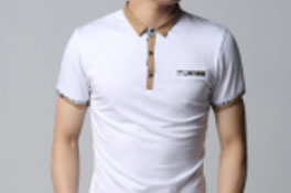 翻領(lǐng)t恤衫怎樣搭配才好看，黃紫服飾教您