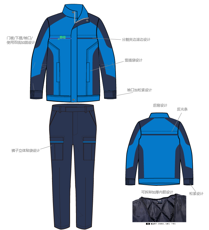 車間工作服設計圖